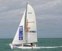 La regata da Fiumicino a Cartagine in mare